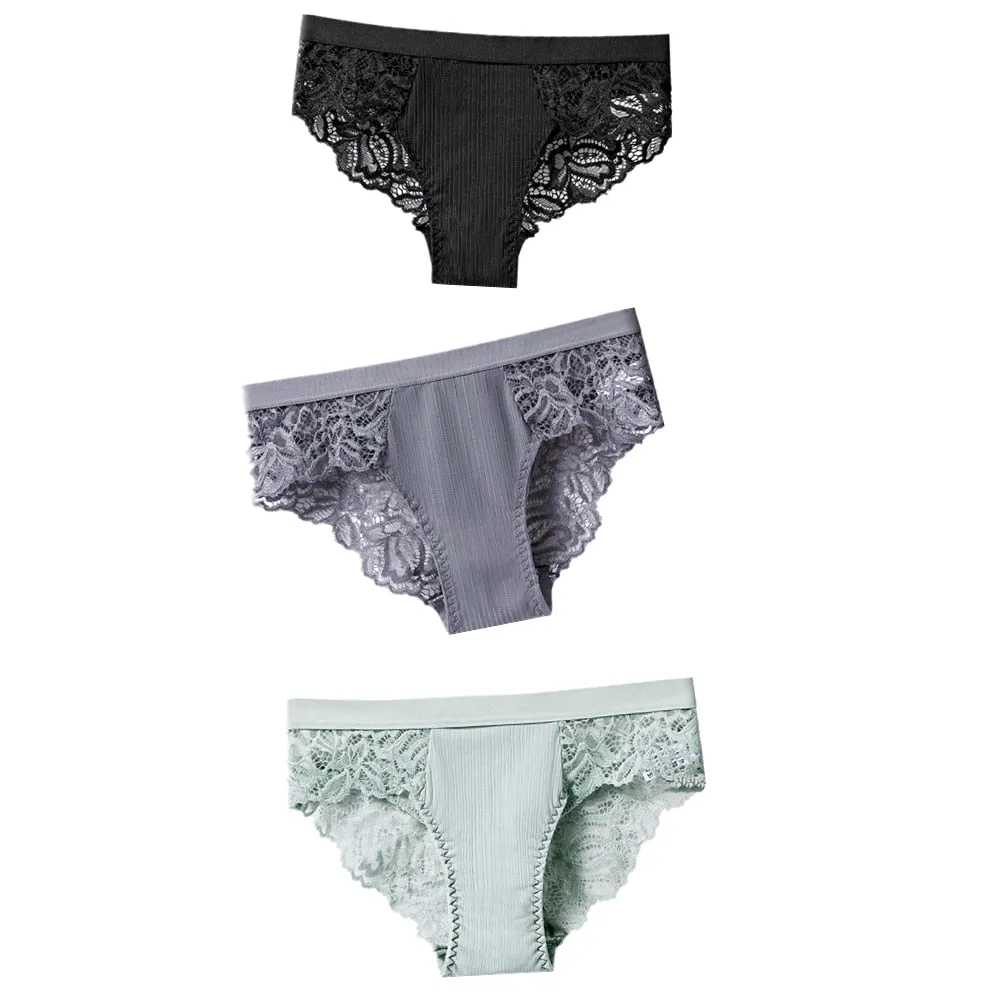 3 Pieces Cotton Panties