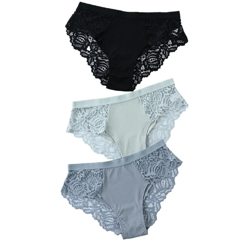 3 Pieces Cotton Panties