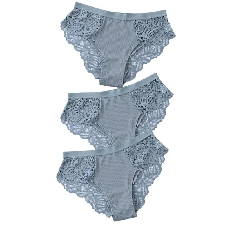 3 Pieces Cotton Panties
