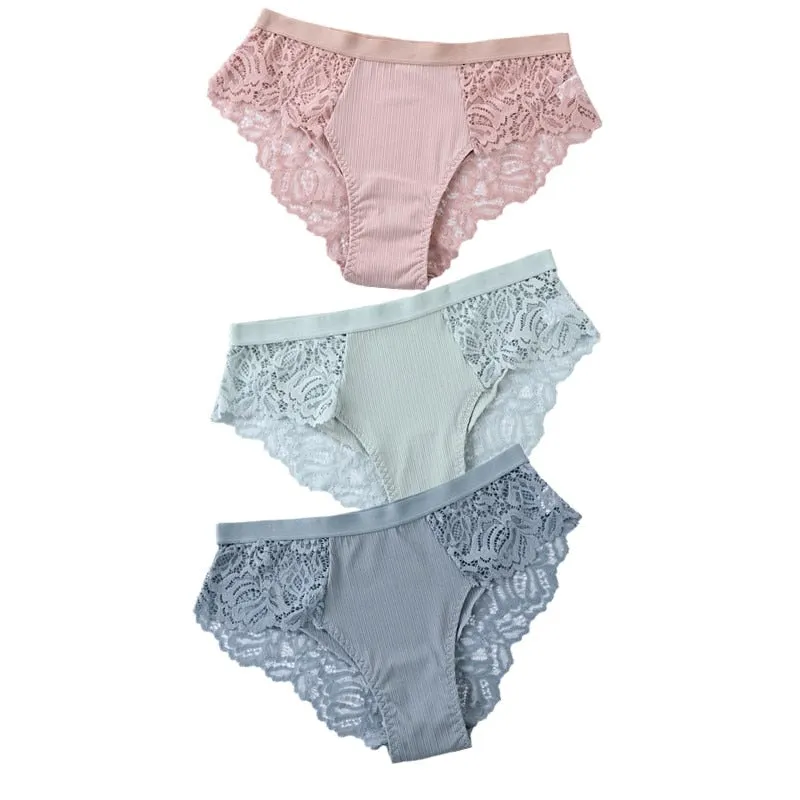 3 Pieces Cotton Panties