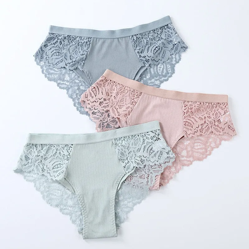 3 Pieces Cotton Panties