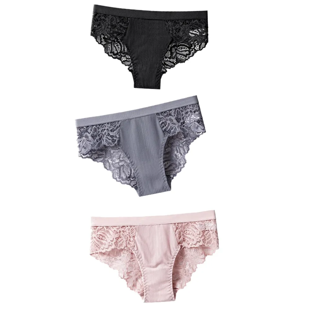 3 Pieces Cotton Panties