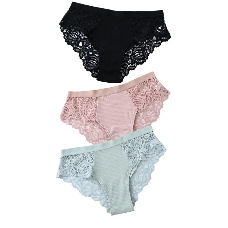 3 Pieces Cotton Panties