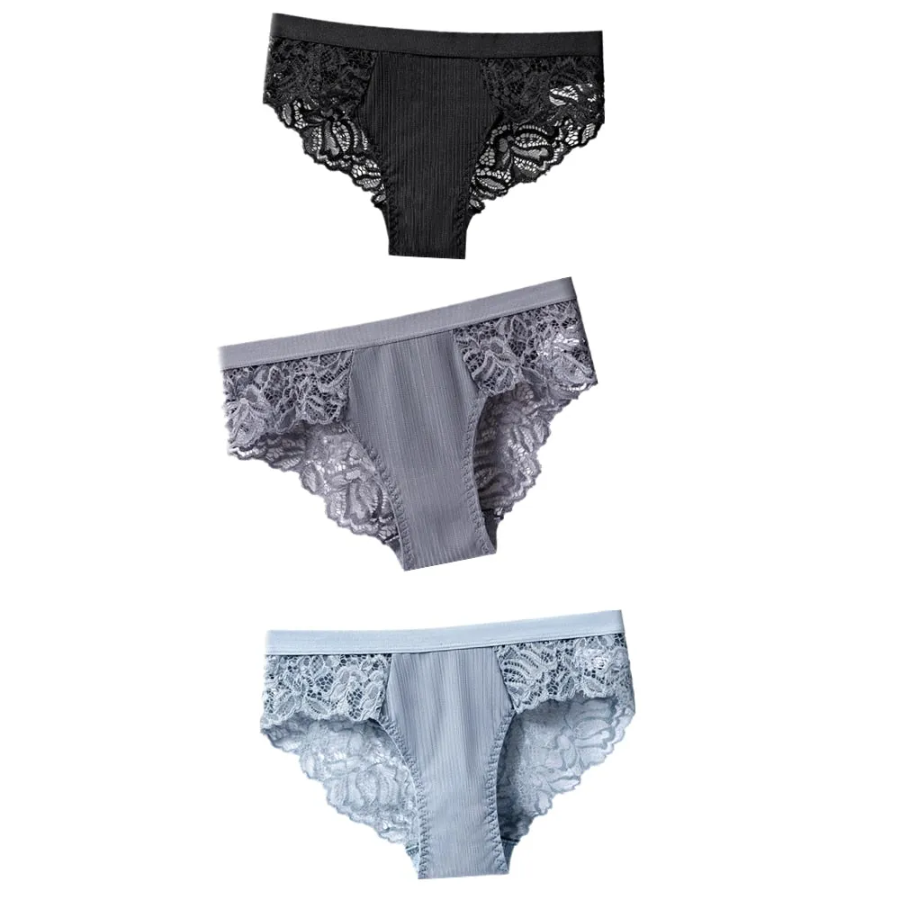 3 Pieces Cotton Panties