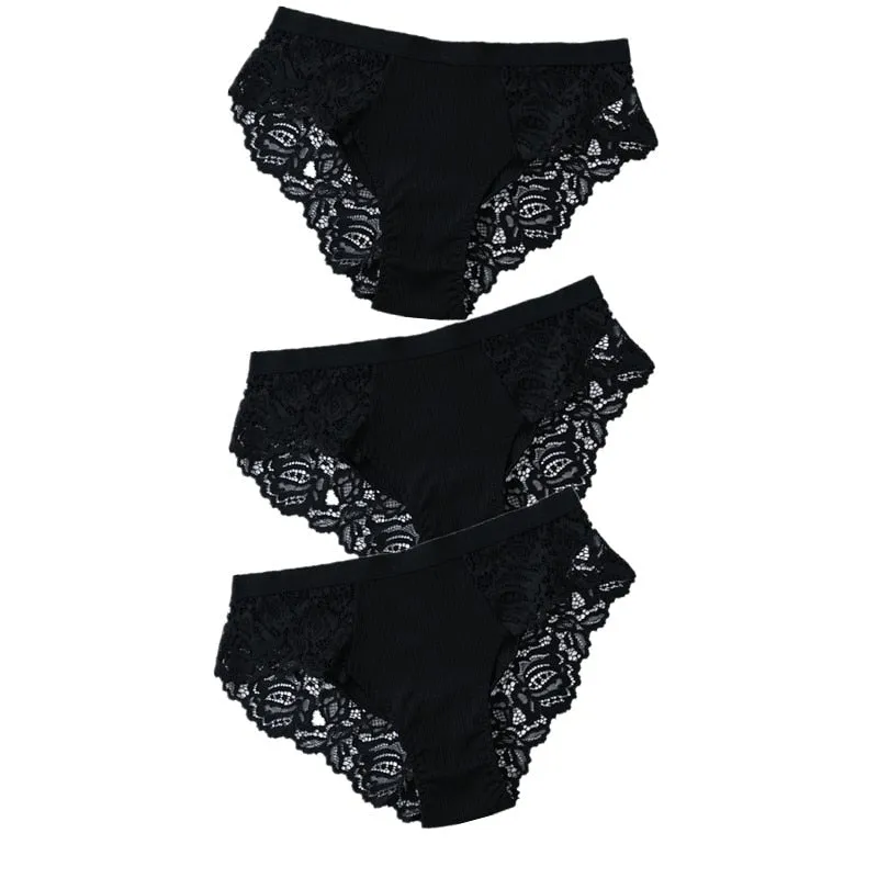 3 Pieces Cotton Panties