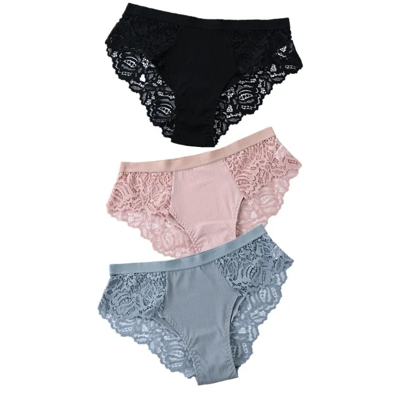 3 Pieces Cotton Panties