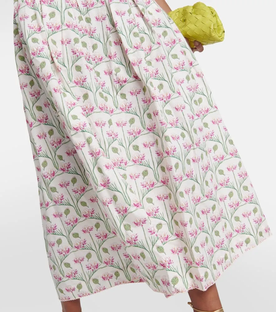 Agua by Agua Bendita Oto√É¬±o Trebol floral midi dress