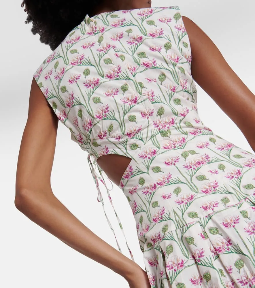 Agua by Agua Bendita Oto√É¬±o Trebol floral midi dress
