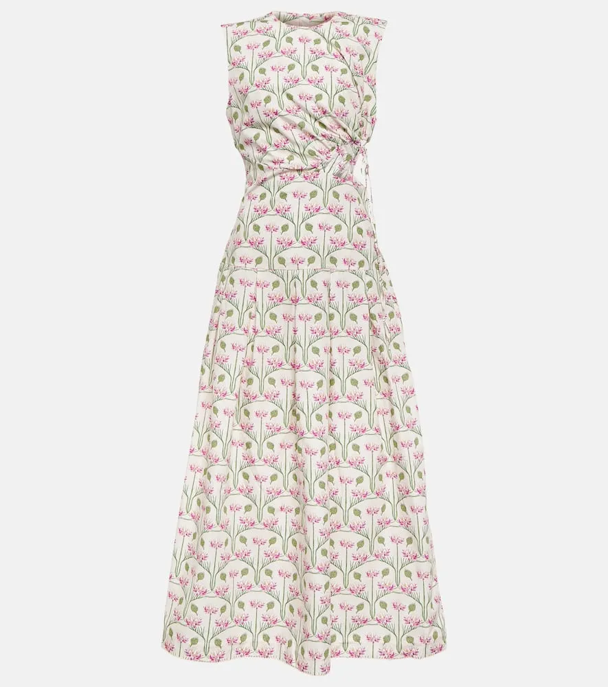 Agua by Agua Bendita Oto√É¬±o Trebol floral midi dress