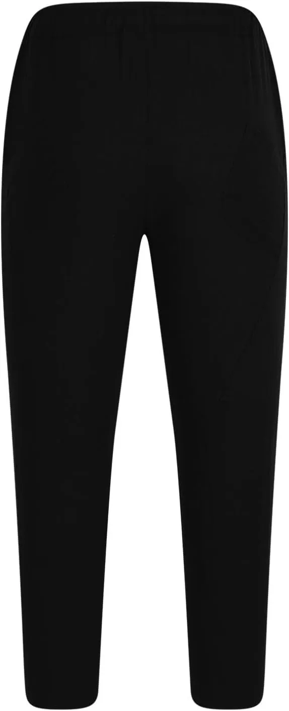 Baggy Pants for Men Trendy Cotton Linen Summer Beach Pants Casual Loose Lounge Cropped Harem Trousers with Pockets