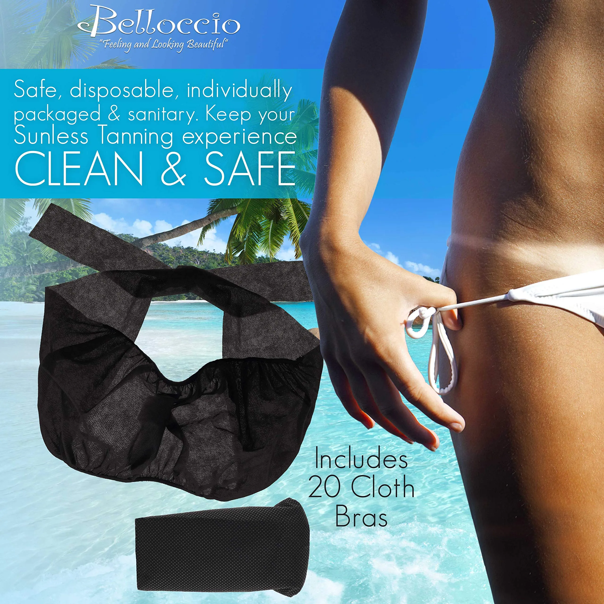 Belloccio Pack of 20 Disposable Bras (Brassieres)
