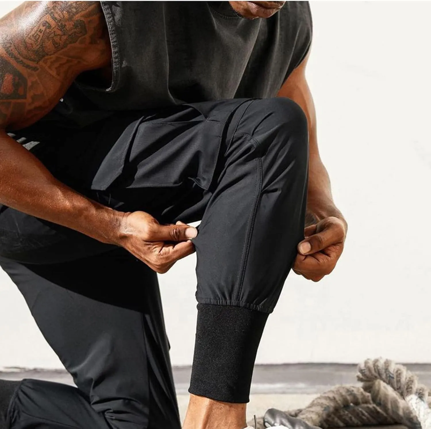 BIFUTON Mens Sweatpants,Men's Outdoor Jogging Casual Pants Slim Fit Active Workout Gym Sweatpants for Running,Hiking,Fishing