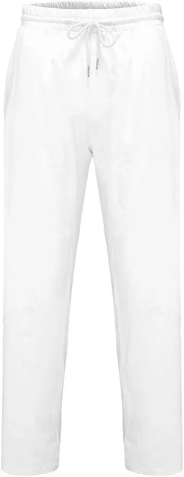 Big and Tall Sweatpants for Men Pants with Pockets Mens Casual Pants Stretch Slim Fit Workout Bodybuilding Sweatpants