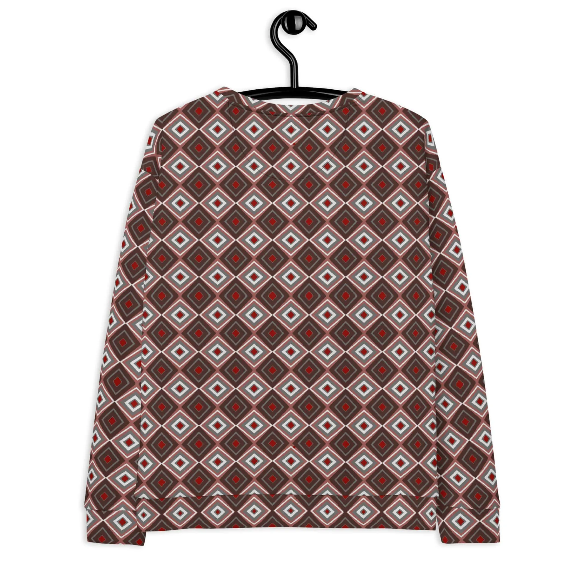 Brown Sweatshirt (Argyle Pattern)