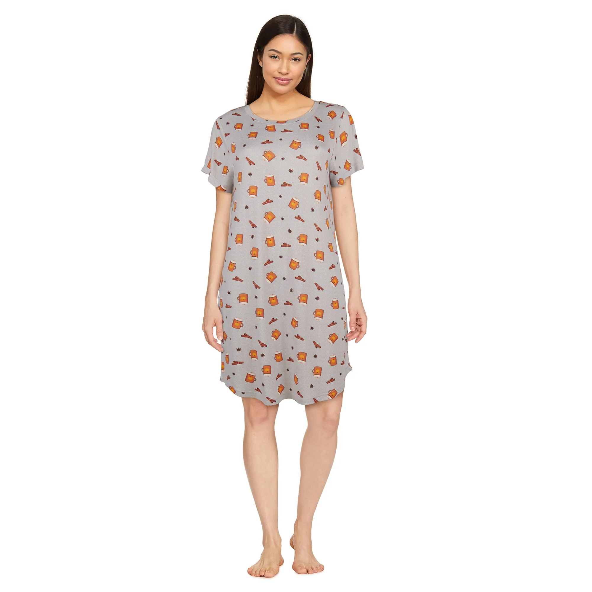Carisma Women's Perfect Dream Hacci Printed Sleepshirt