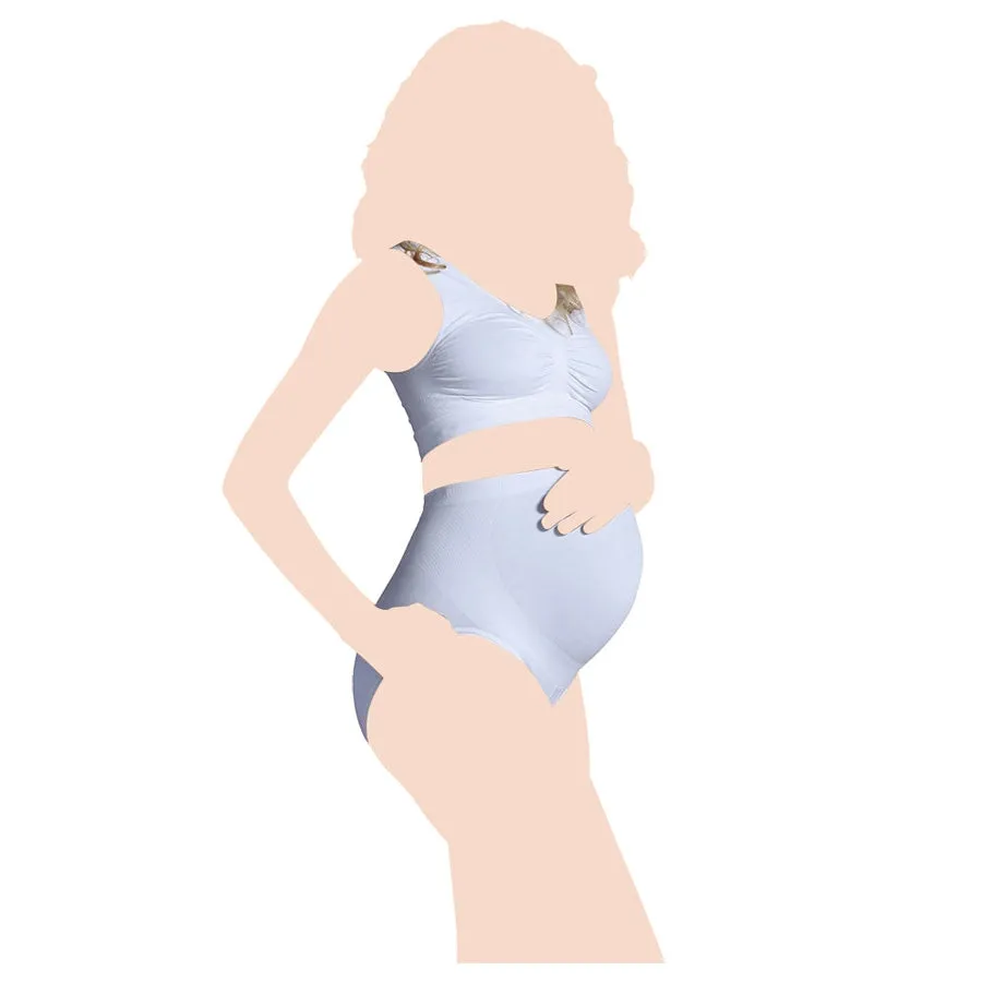 Carriwell Seamless Light Support Maternity Brief - Medium (White)