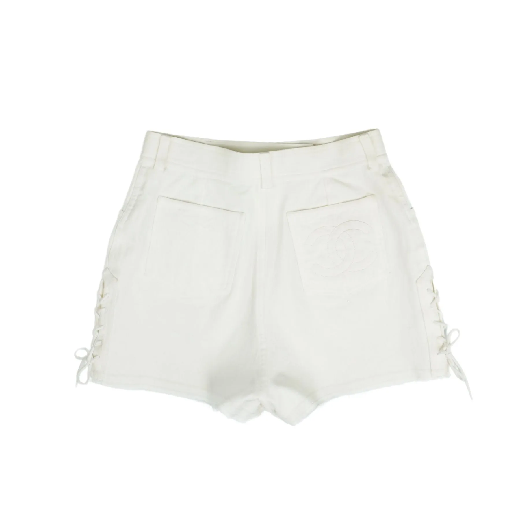 Chanel Denim Shorts - Women's 38