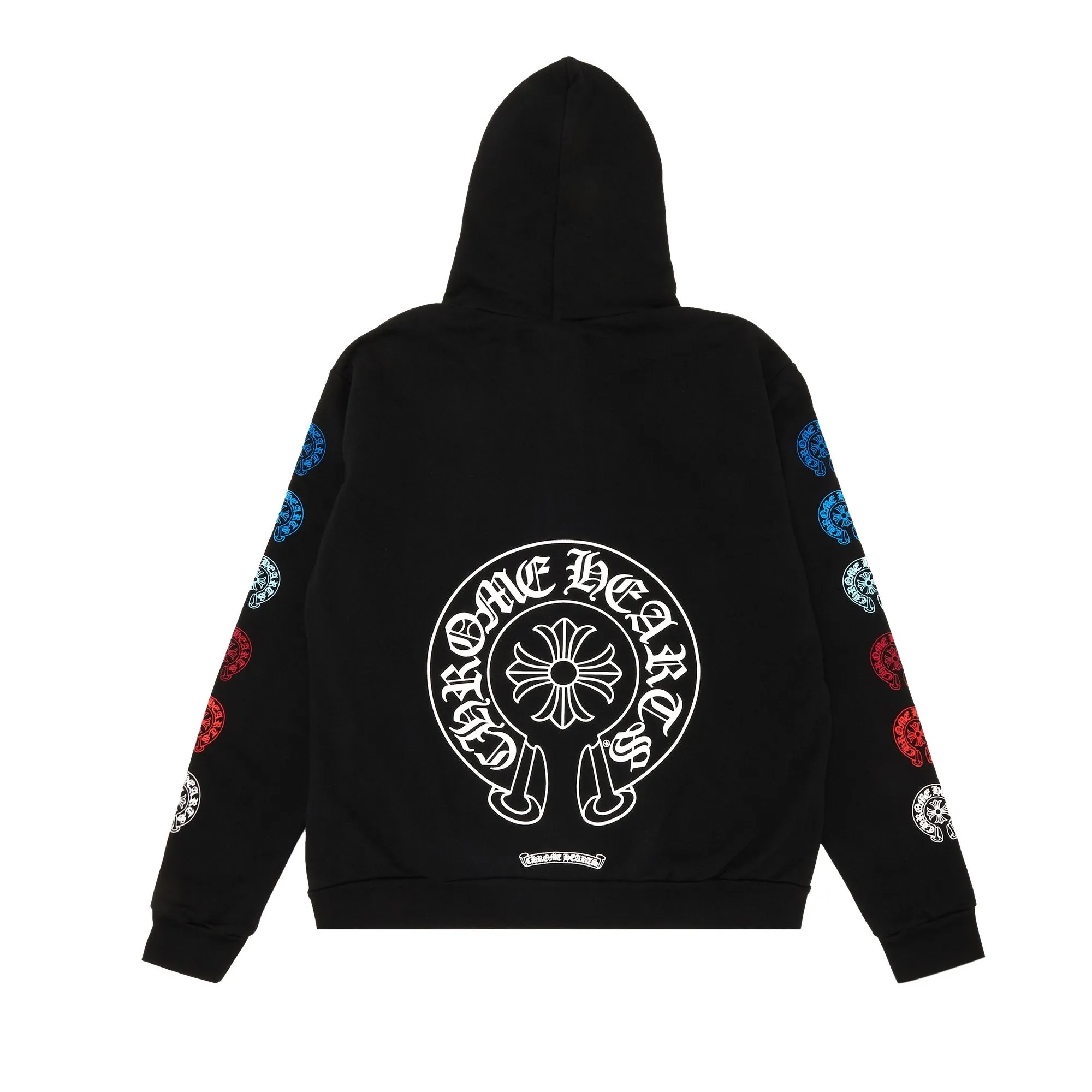 Chrome Hearts Horseshoe Logo Zip Sweatshirt - Black