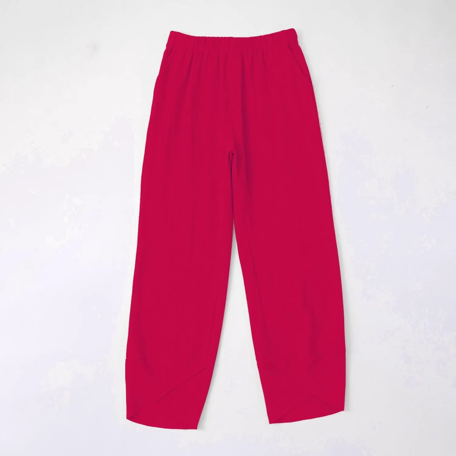 Cotton Linen Pants Women Summer Plus Size Boho Pants 2025 Lightweight Hight Waist Linen Vacation Beach Pant with Pockets