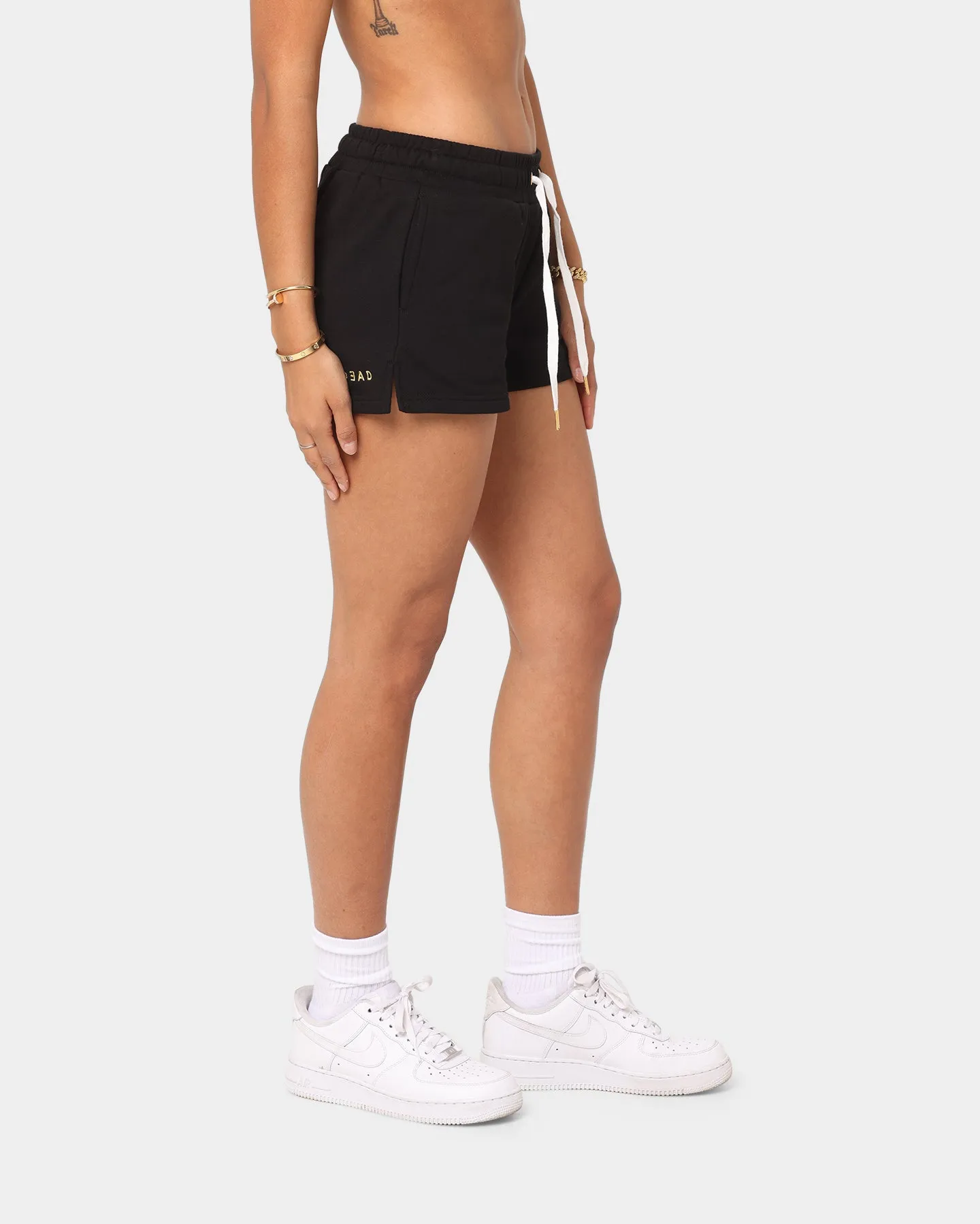 Dead Studios Women's Sports Fleece Shorts Black