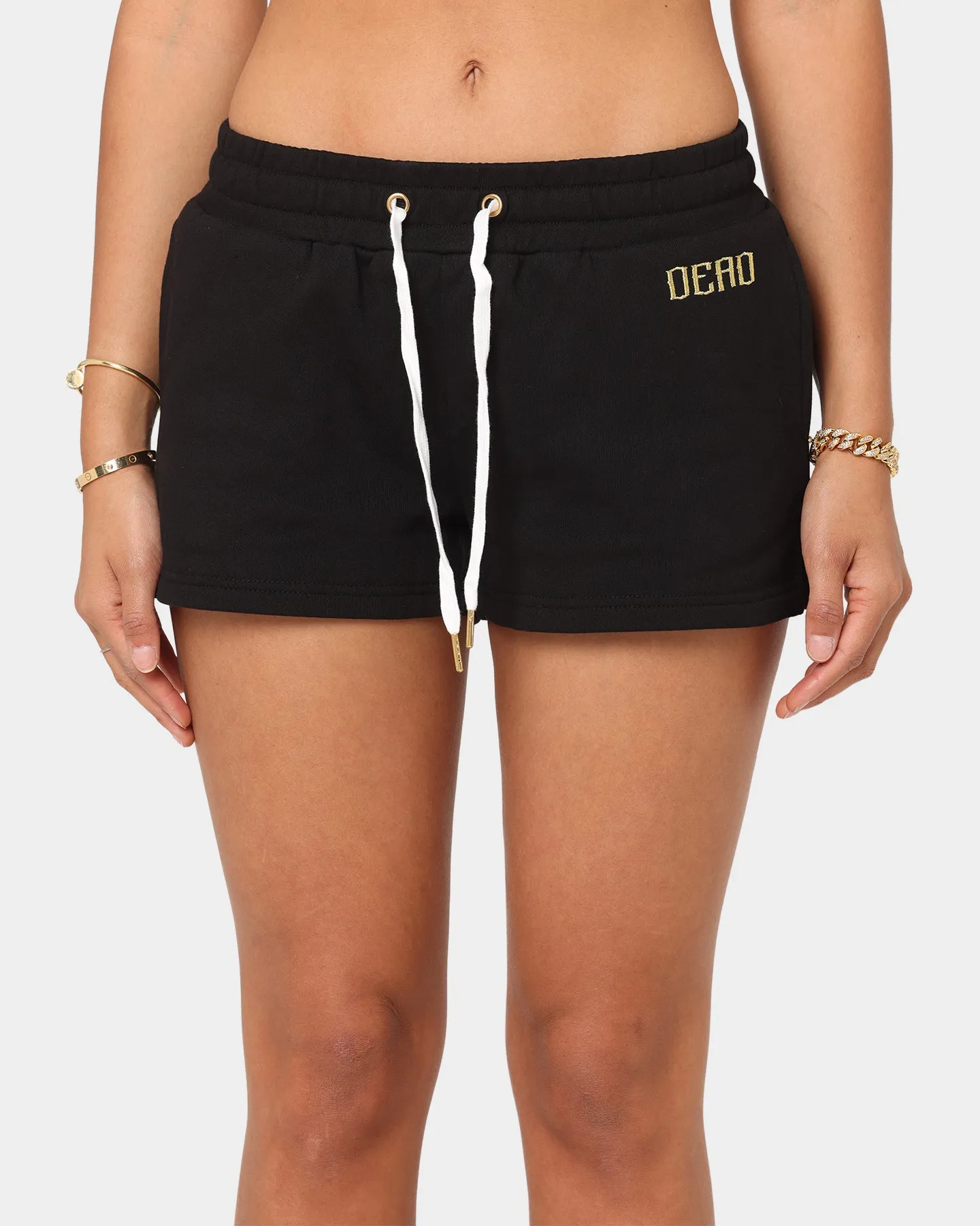 Dead Studios Women's Sports Fleece Shorts Black