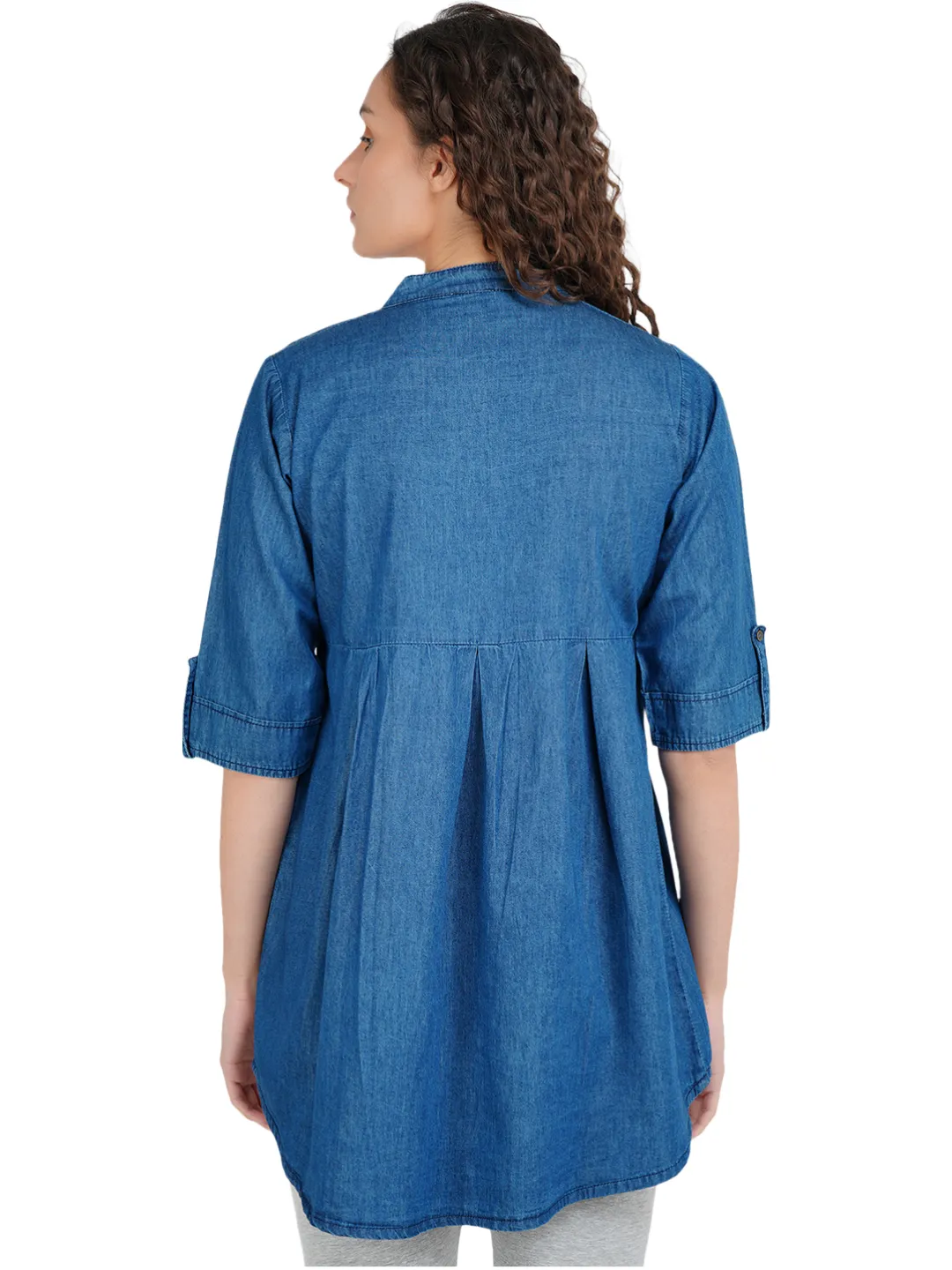 Denim Maternity Top