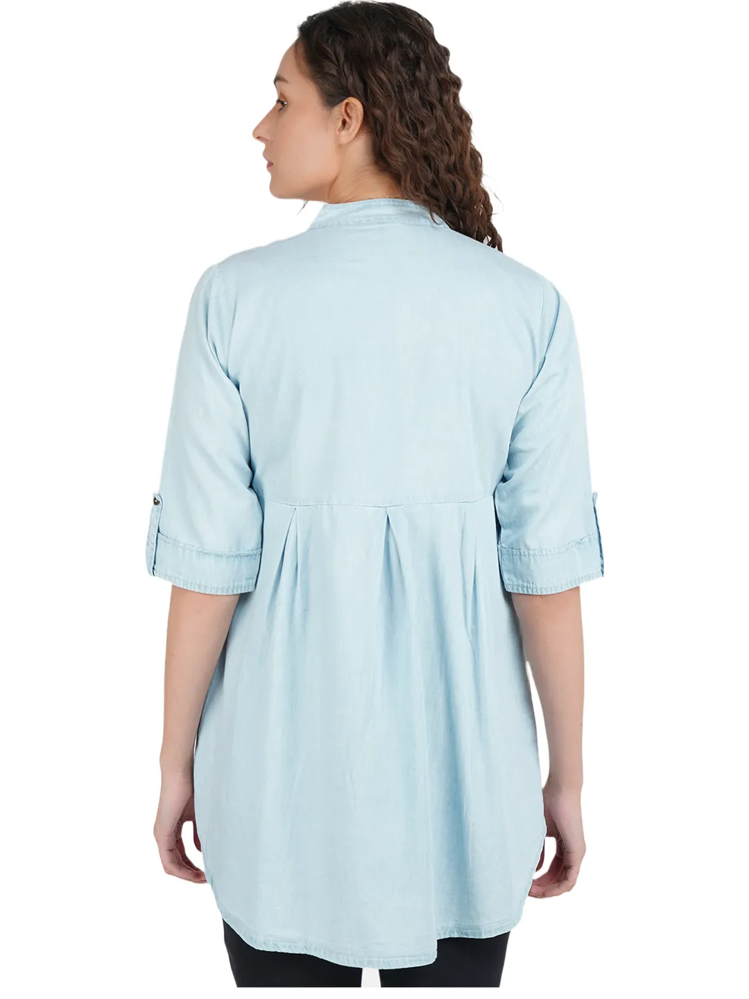 Denim Maternity Top