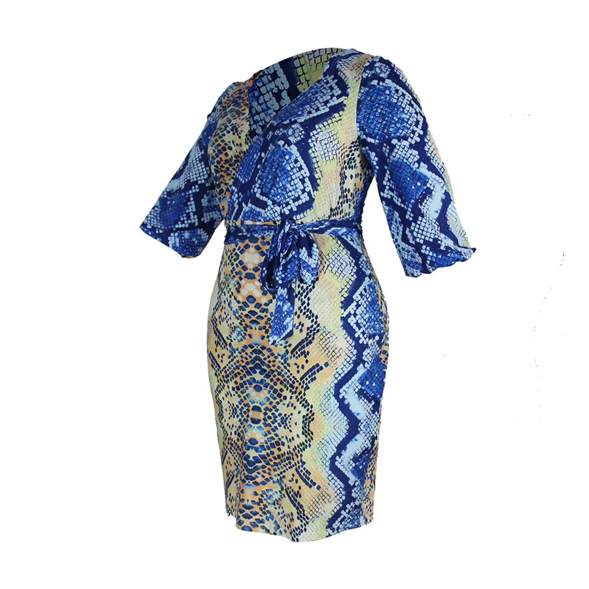Design Life Bar Women's Plus Size Sexy Cold Shoulder V-Neck Dress Night Club Party Dresses