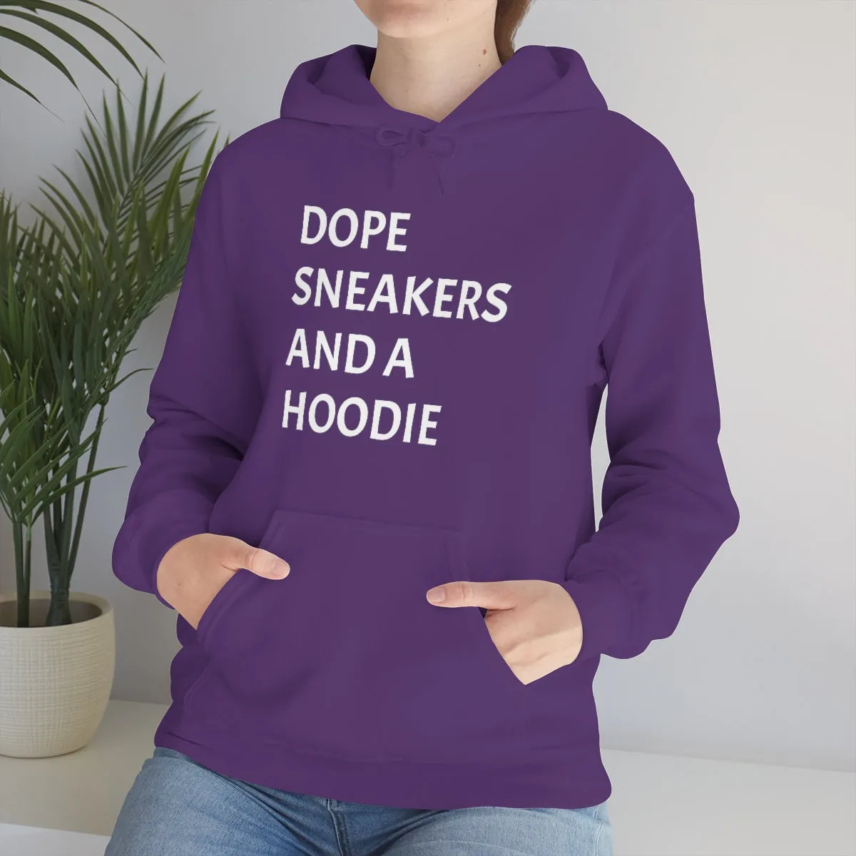 DOPE SNEAKERS AND A HOODIEUnisex Heavy Blend™ Hooded Sweatshirt