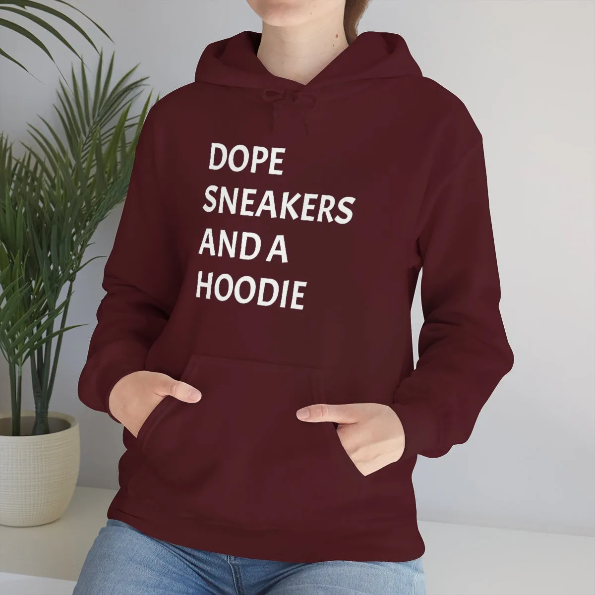 DOPE SNEAKERS AND A HOODIEUnisex Heavy Blend™ Hooded Sweatshirt
