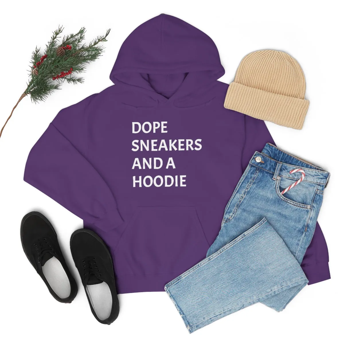 DOPE SNEAKERS AND A HOODIEUnisex Heavy Blend™ Hooded Sweatshirt