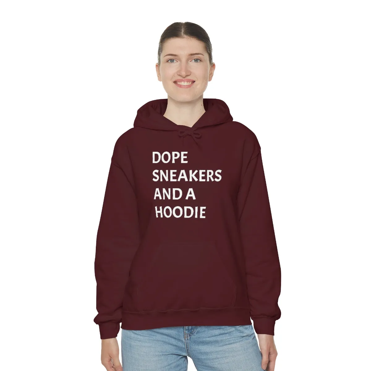 DOPE SNEAKERS AND A HOODIEUnisex Heavy Blend™ Hooded Sweatshirt