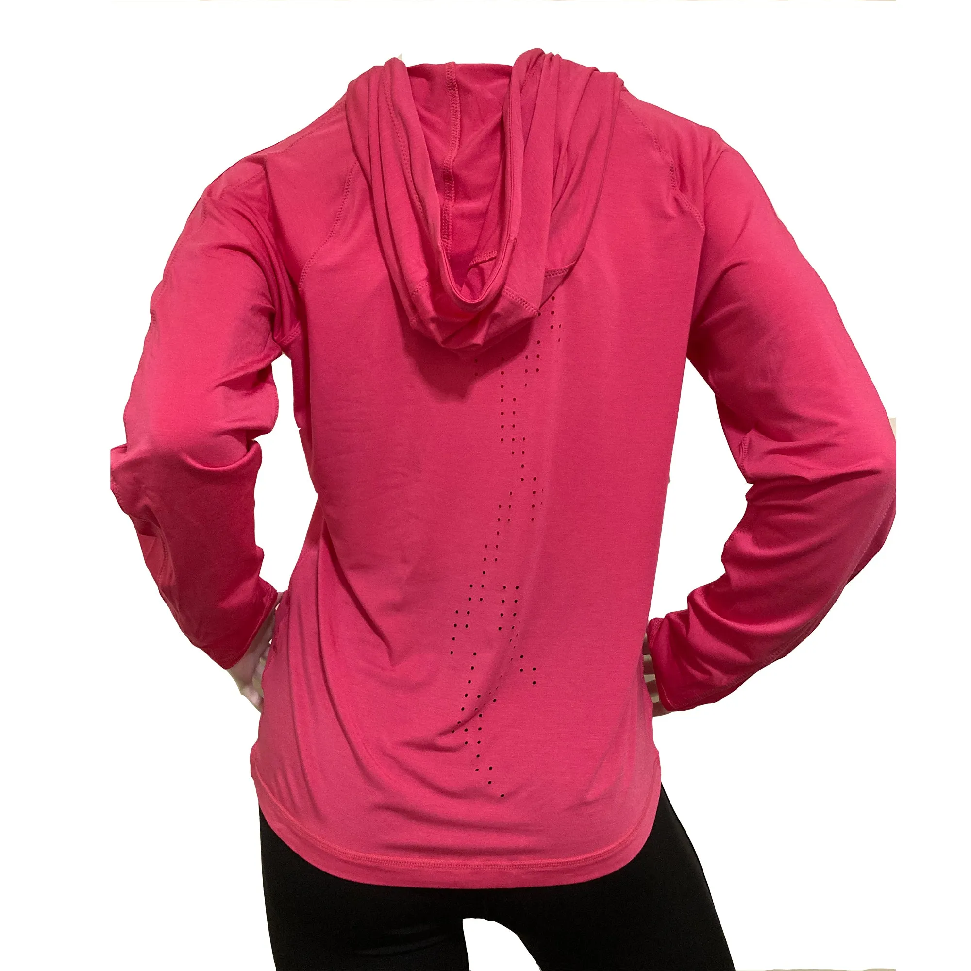FILA Fi-Lux Perforated Long Sleeve Womens Hoodie