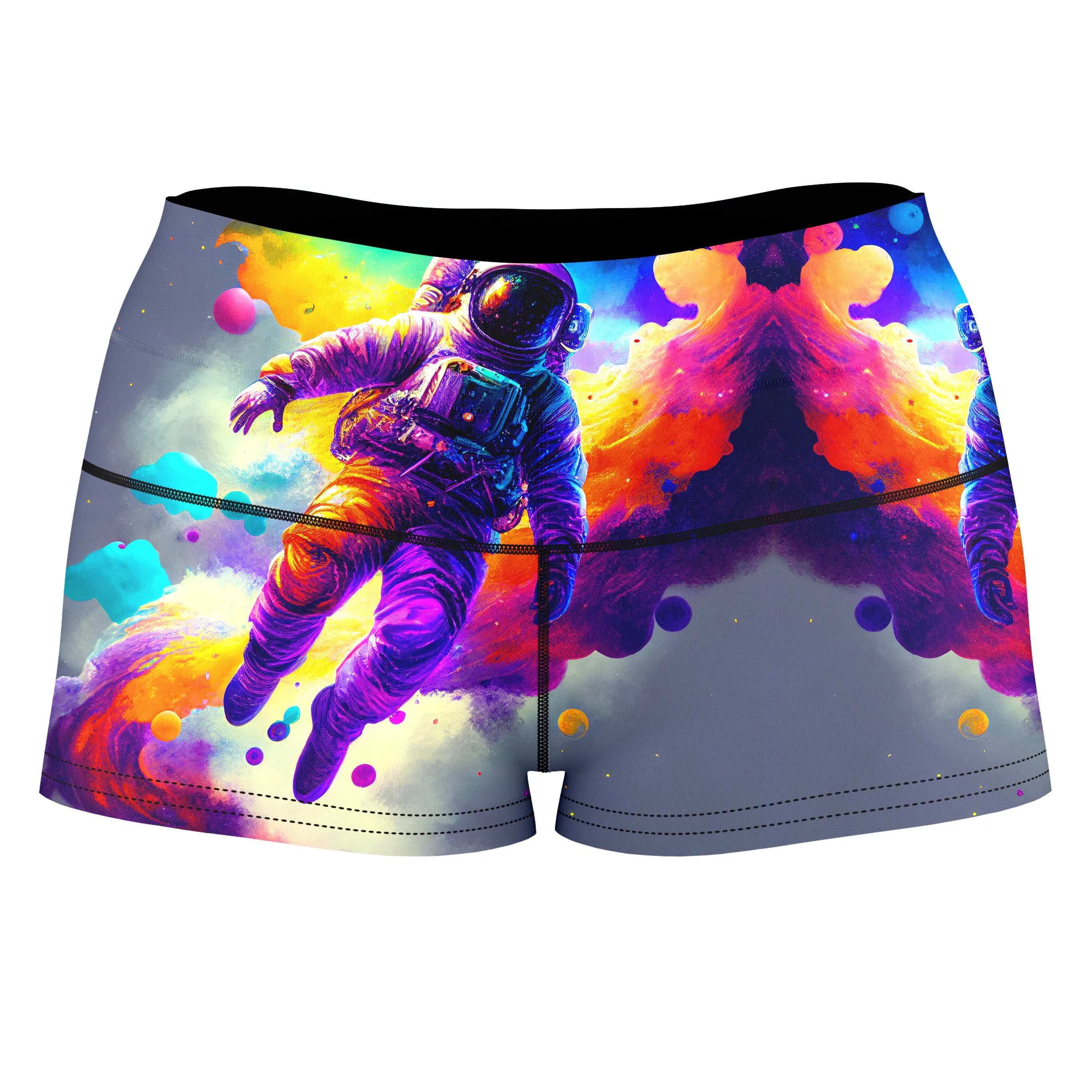 Floating Away High-Waisted Women's Shorts