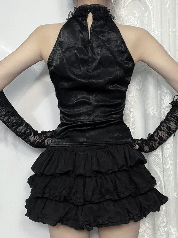 Gothic rose angelic top