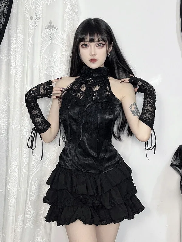 Gothic rose angelic top