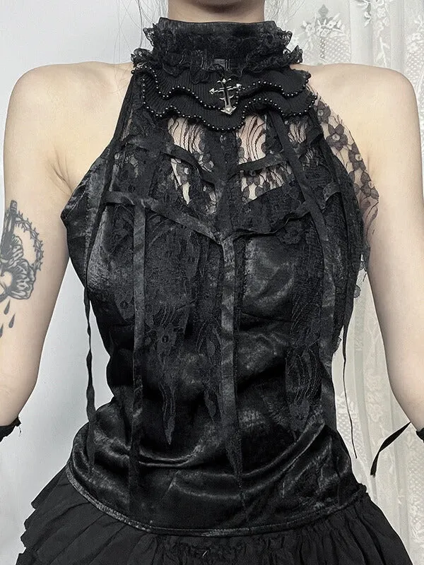 Gothic rose angelic top
