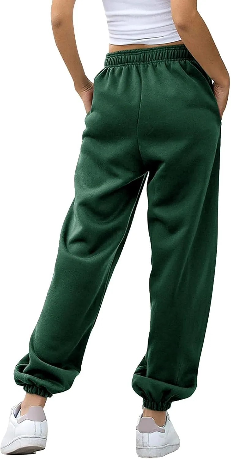 Hands Jogger for Women Track Athletic Pants High Waisted Straight Leg Sweatpants Summer Low Rise Running Jogger