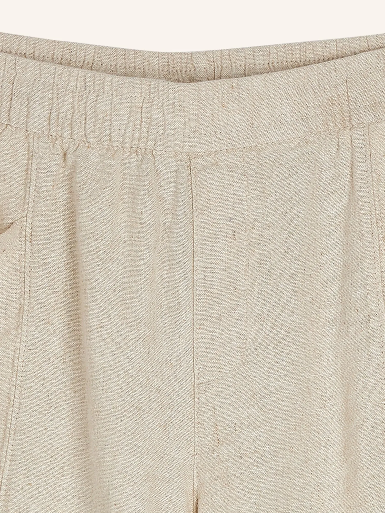 High-Waisted Linen-Blend Shorts for Women -- 3.5-inch inseam