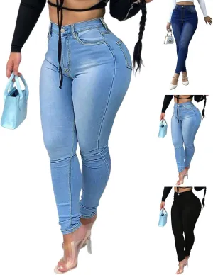 Jeggings for Women High Waisted Skinny Jeans Trendy Denim Casual Pants Jean Leggings with Pockets 2025