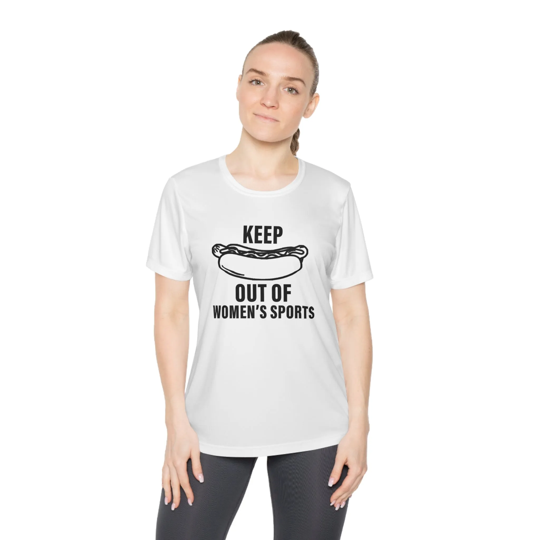 Keep 'Hot-Dogs' Out of Women's Sports | Ladies Competitor Tee