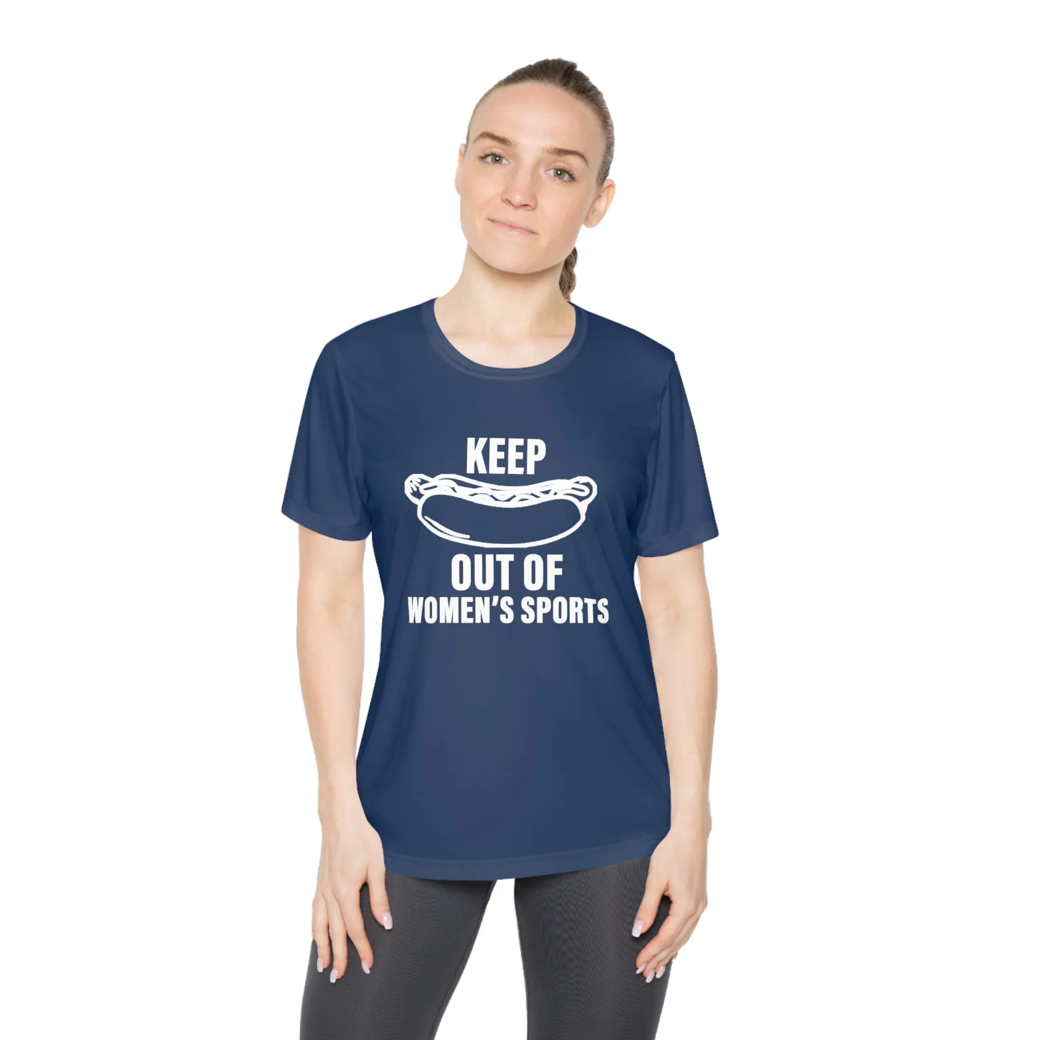 Keep 'Hot-Dogs' Out of Women's Sports | Ladies Competitor Tee