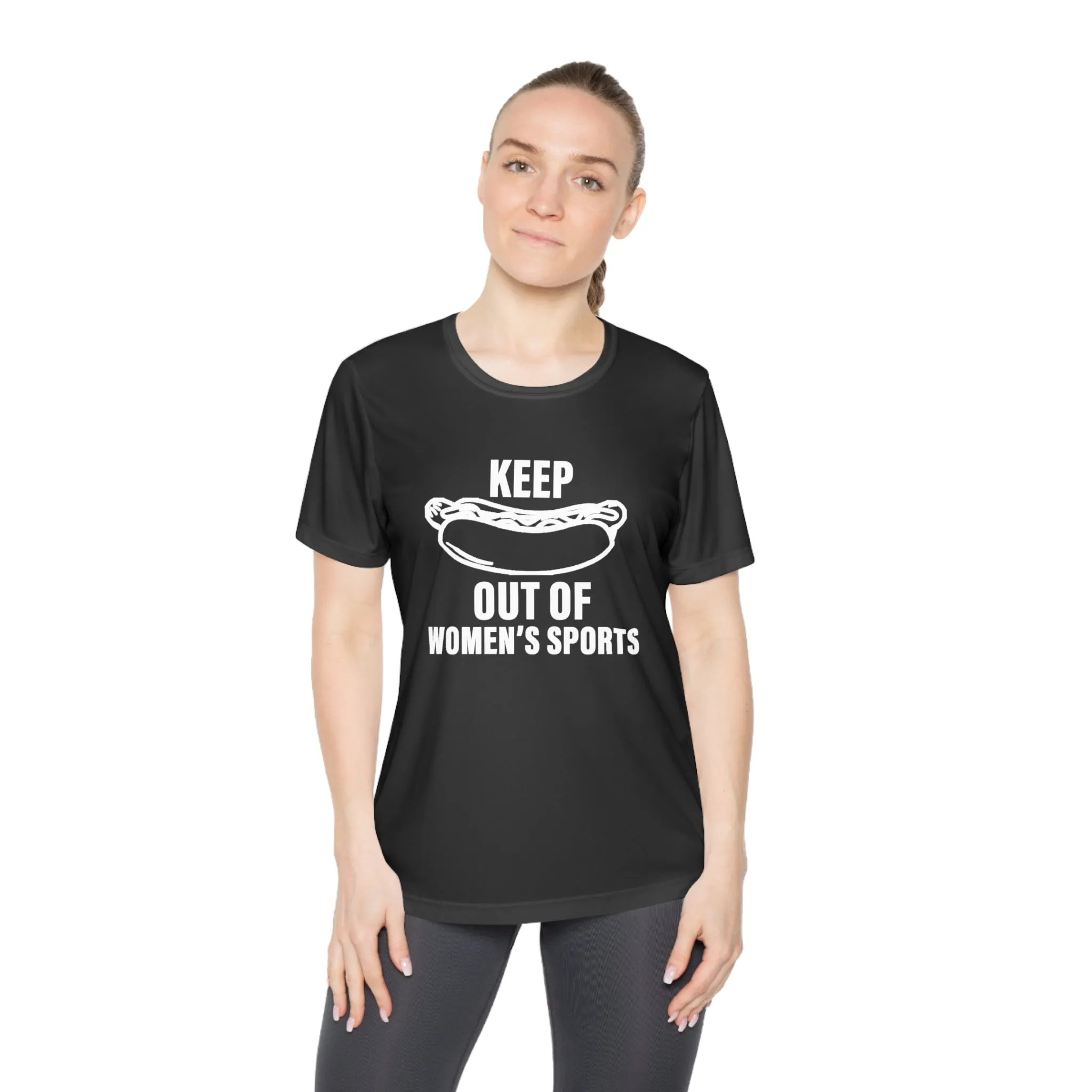 Keep 'Hot-Dogs' Out of Women's Sports | Ladies Competitor Tee