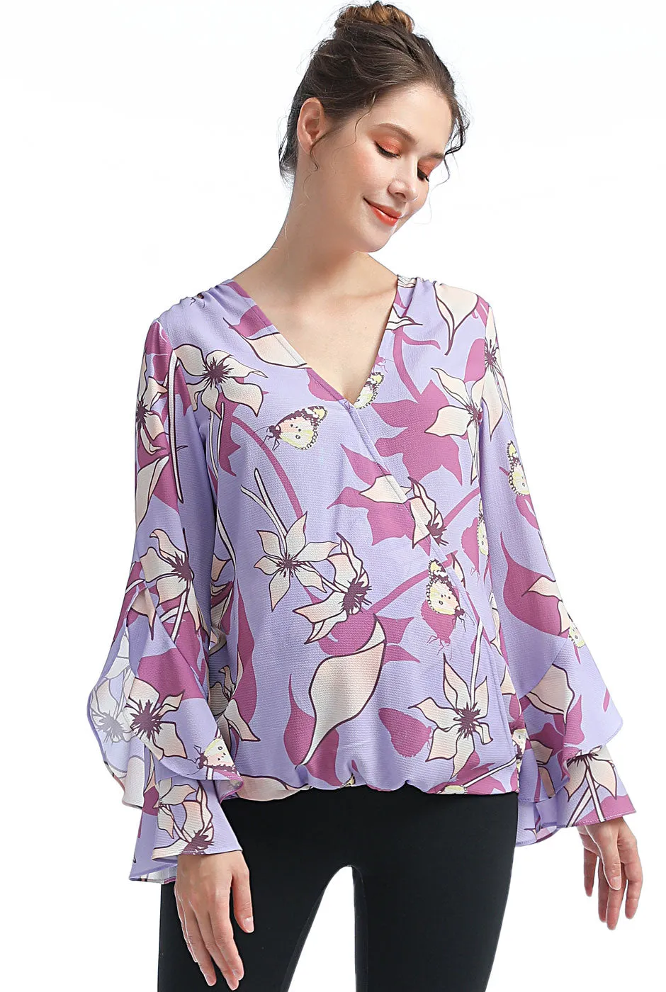 Kimi   Kai Maternity "Adna" Nursing Blouse