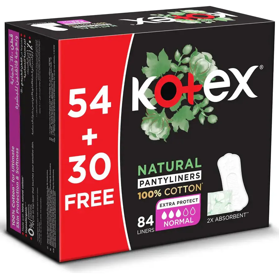 Kotex Liners Normal 84's