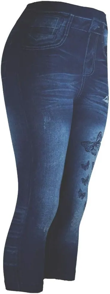 LCMTWX Casual Pants for Women Straight Wide Leg Pants with Breasted Cotton Loose Casual Pants with Denim Capris for Women