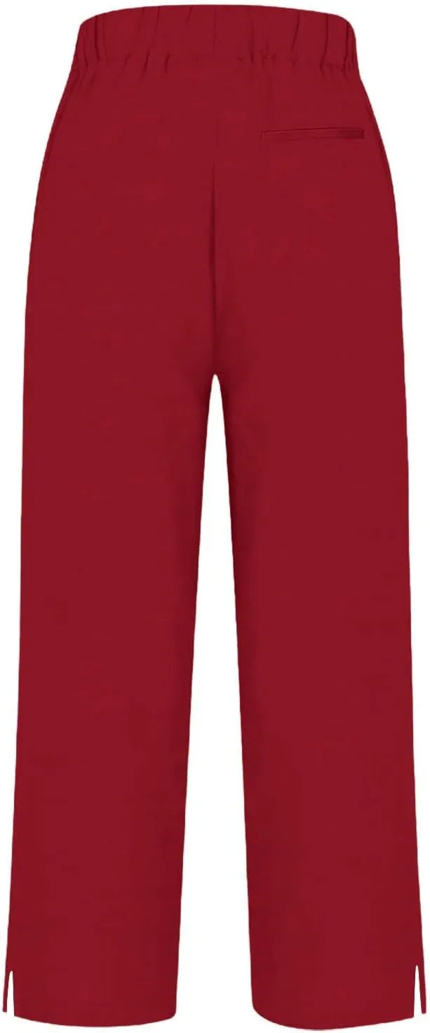 Linen Pants Women Summer Loose Casual Pants for Women Cotton Gauze Pant Plus