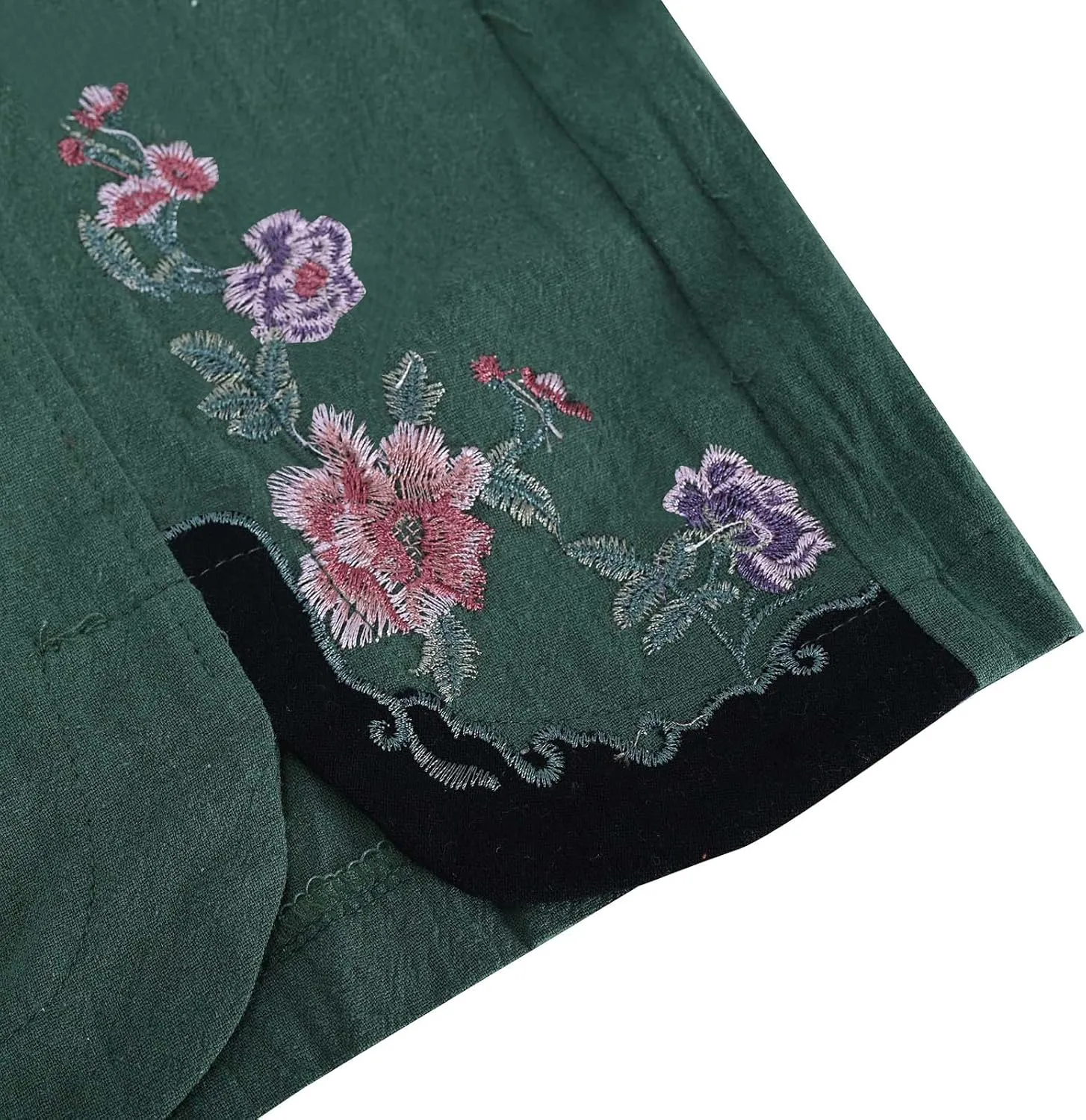 Linen Pants Women Summer Wide Leg Trousers Drawstring Elastic High Waisted Lounge Pants Casual Beach Trousers Slacks