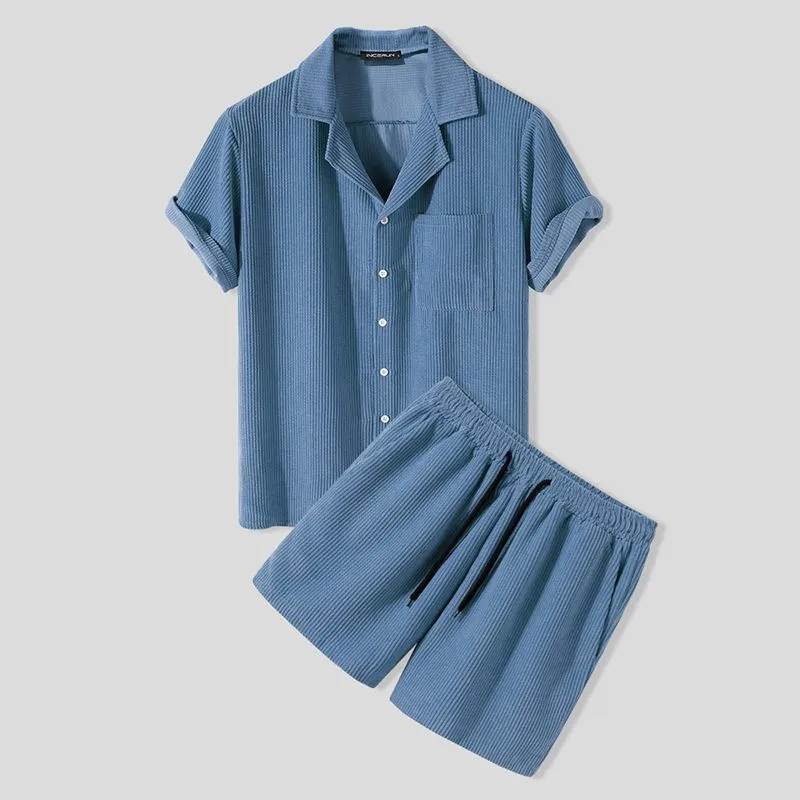 LMS Corduroy Sets Casual Suit