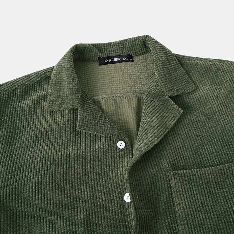 LMS Corduroy Sets Casual Suit